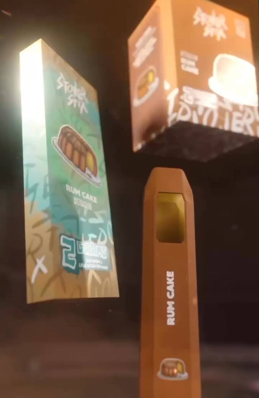 STONER STIX RUM CAKE DISPOSABLE STONER STIX RUM CAKE DISPOSABLE